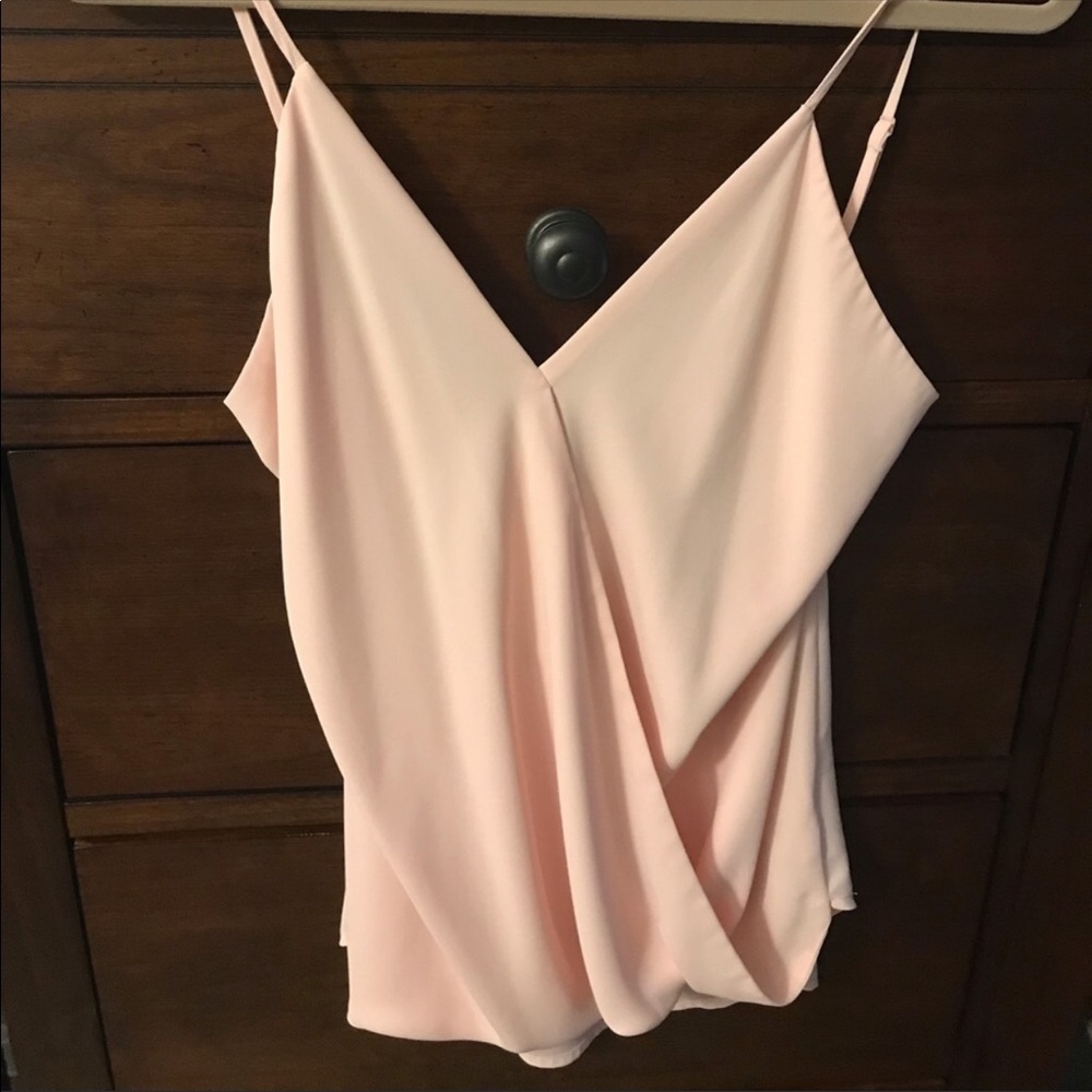 Ro & De Faux Wrap Blouse | NWOT